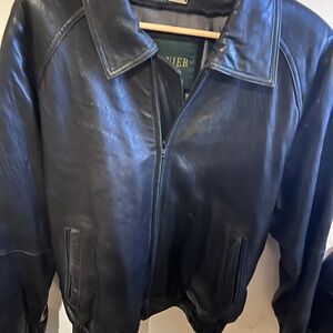 Danier Classic Black Leather Jacket